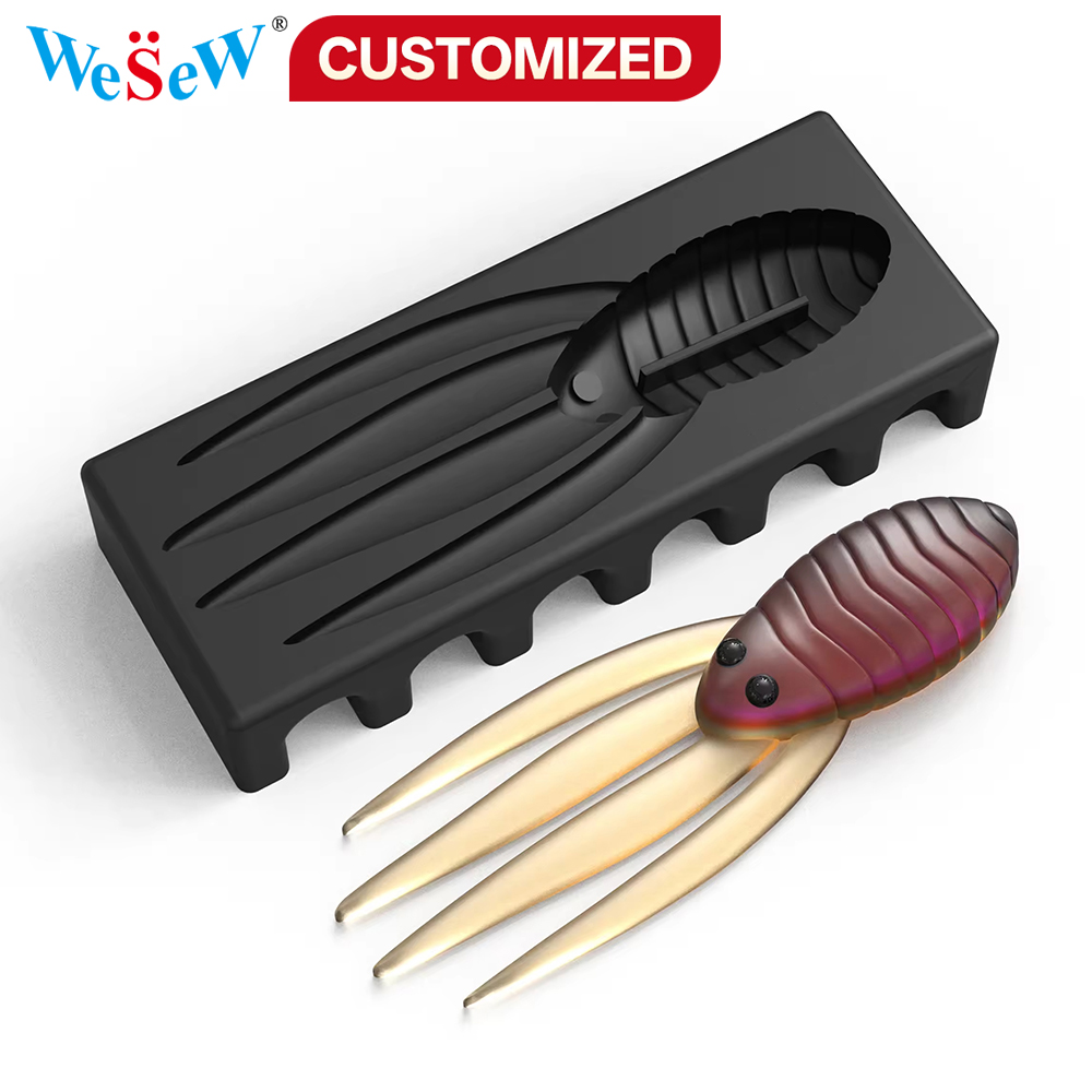 Fishing Lure Soft Plastic - 39/5000 Kundenspezifische Aluminiumform für Spinnfischköder =