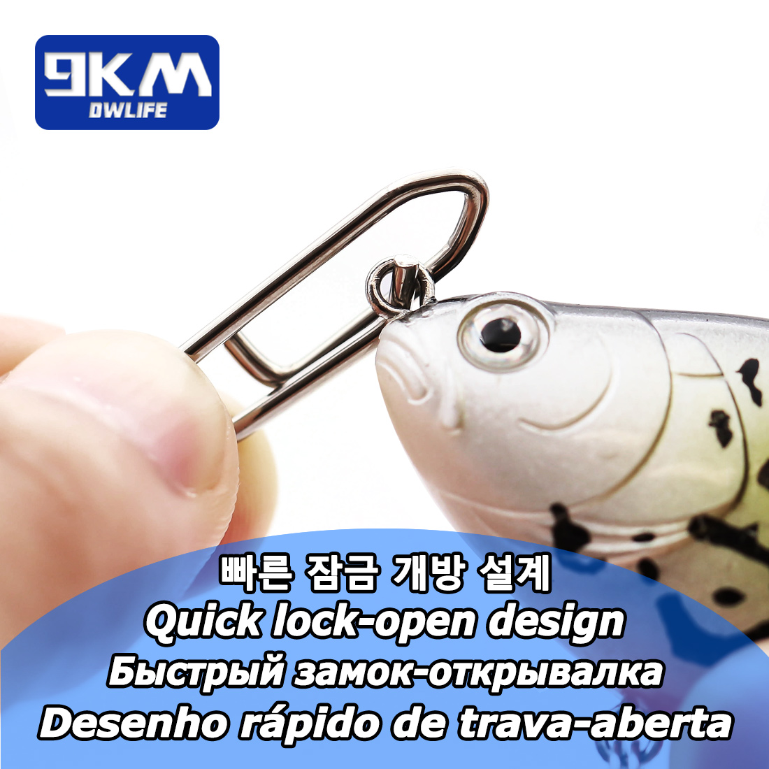 9KM Angeln Snap Kit 110 stücke – Fishing Lure Kit Bewertung und Preis